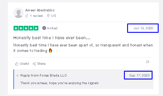Forex Blade LLC Customer reviews