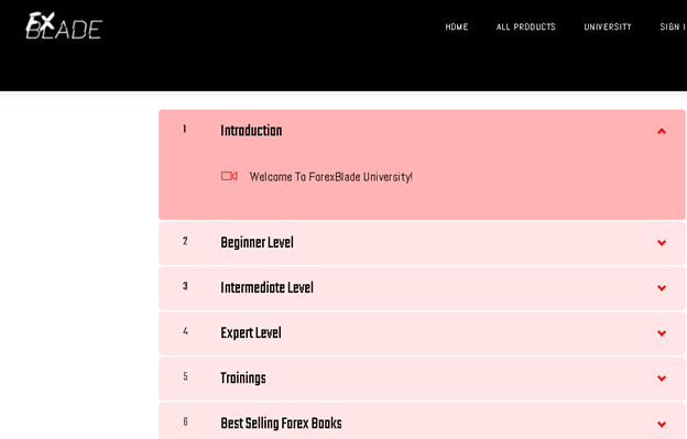 Forex Blade LLC course