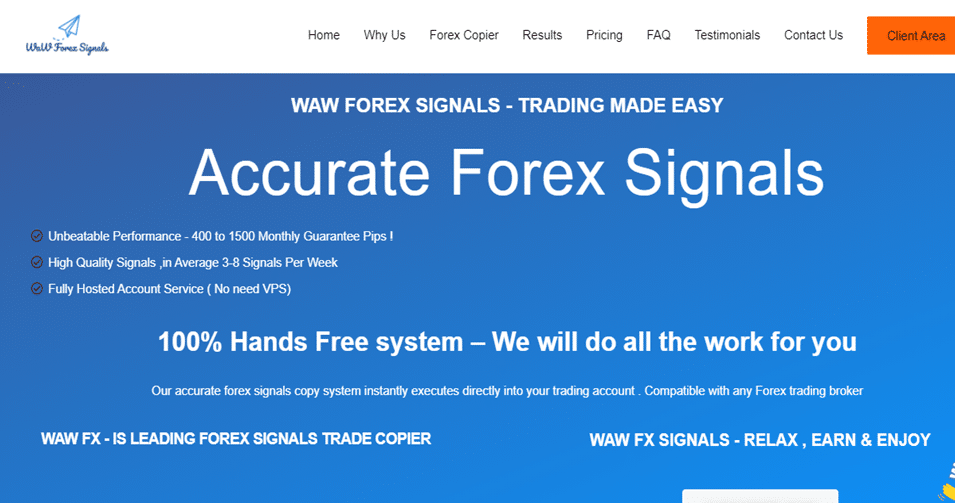 Waw Forex Signals presentation