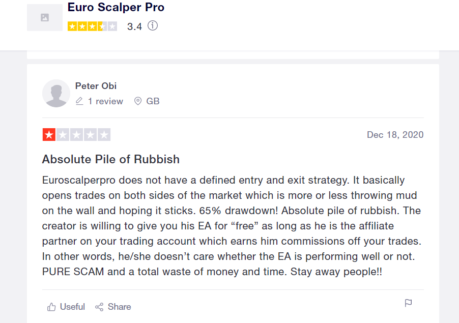 Euro Scalper Pro Customer Reviews