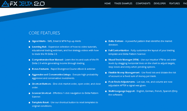 FX Delta - Main Features