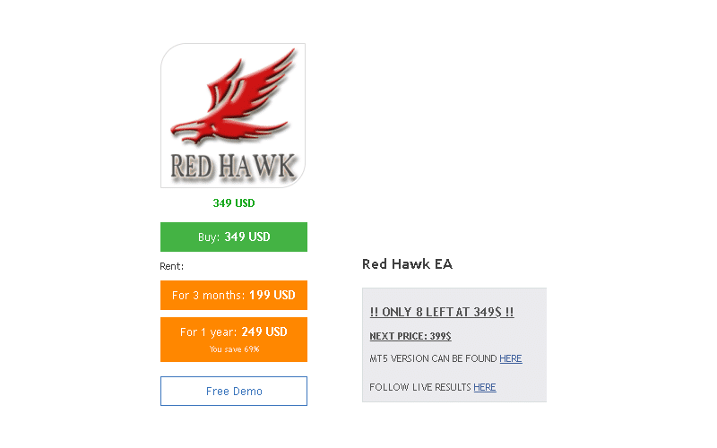Red Hawk Robot price