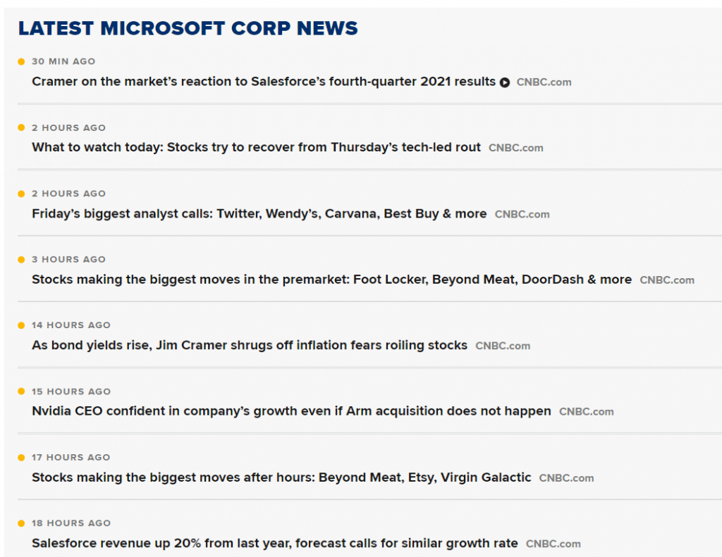 Microsoft news