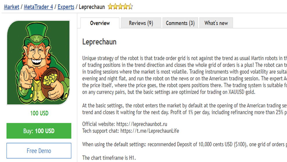 Leprechaun Features