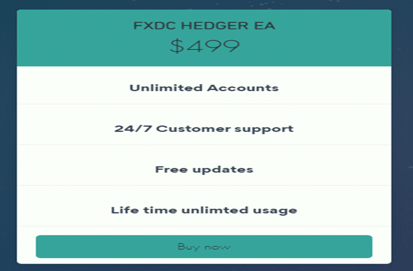 FXDC HEDGER EA Price
