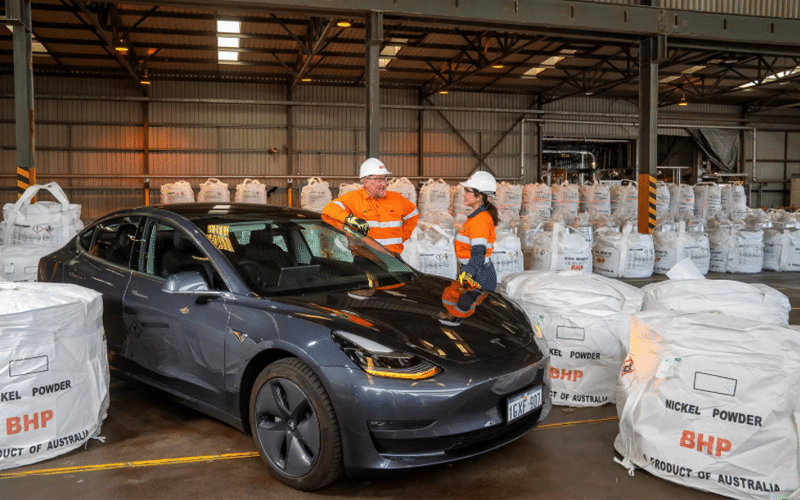 Top Miner BHP Signs Nickel-Supply Pact with Tesla Inc