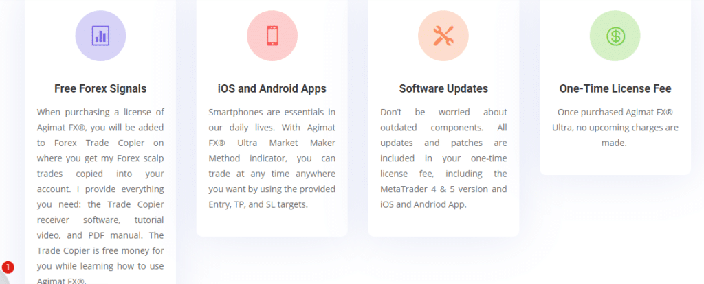 Features of Agimat Trading System.