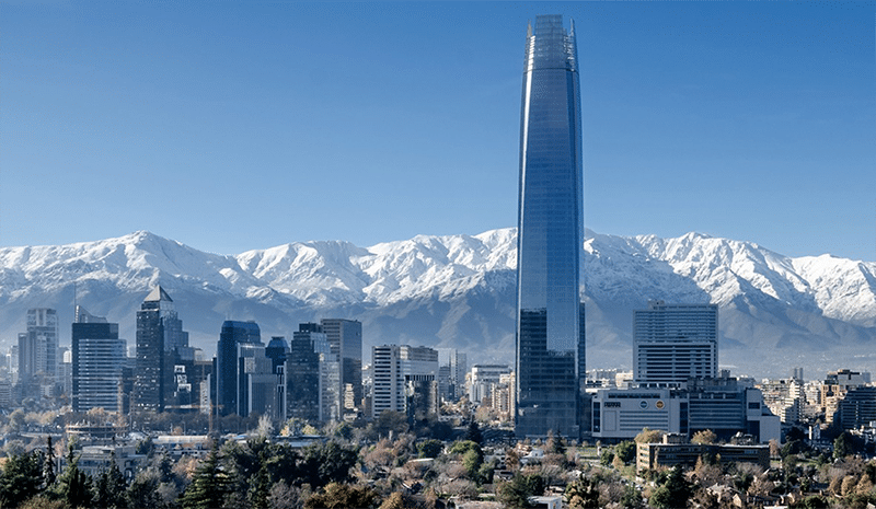 Business buildings in Santiago de Chile