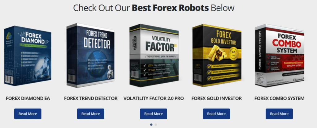 Other products of FXAutomater.