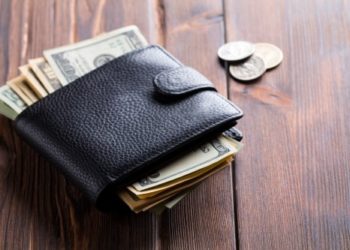 wallet with cash