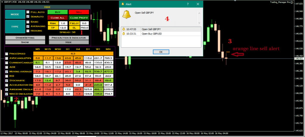 Trading Manager Pro Settings