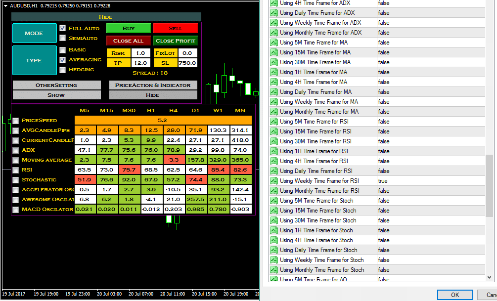 Trading Manager Pro Settings