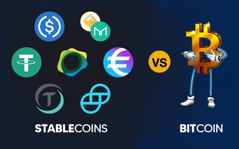 Bitcoin vs. Stablecoins