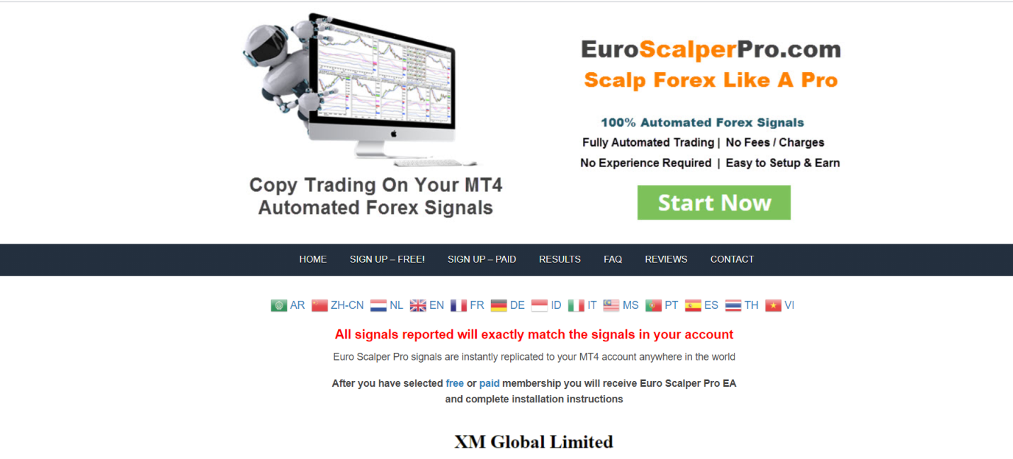 Euro Scalper Pro presentation