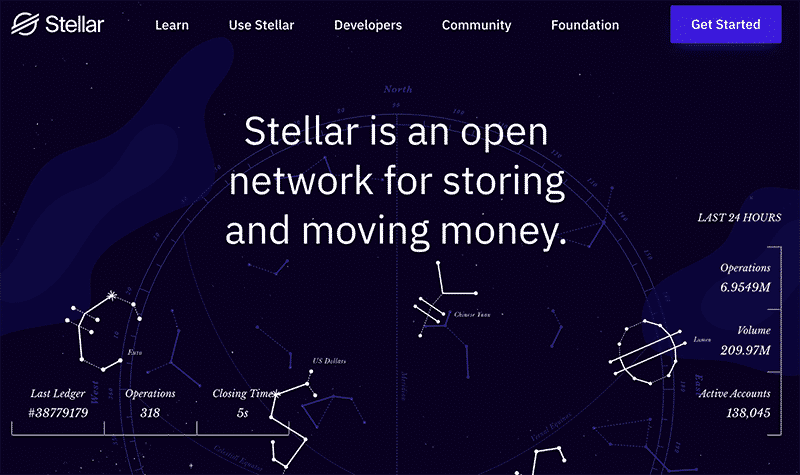 Stellar's homepage