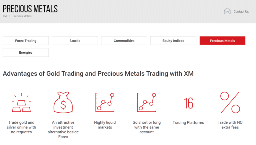 XM - Precious metals