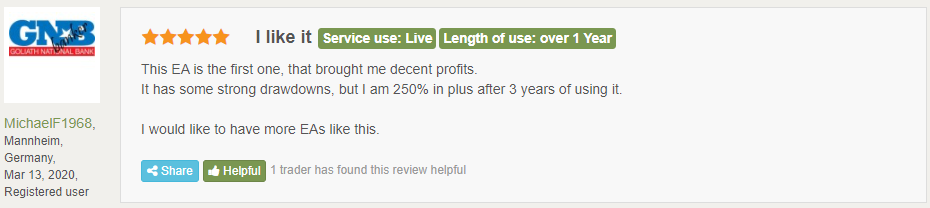 User feedback on Forex Peace Army. 