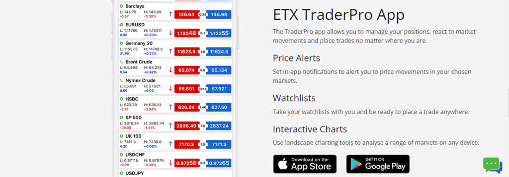 ETX Capital - mobile trading
