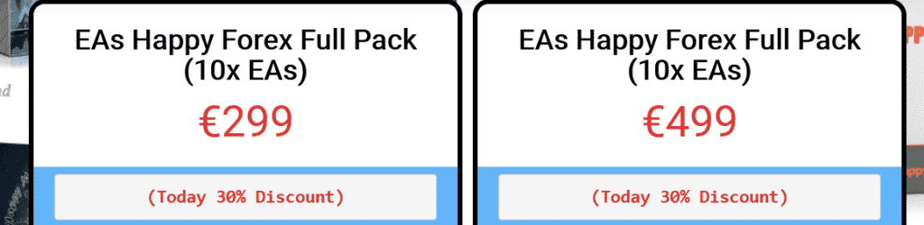 Pricing of the EA.