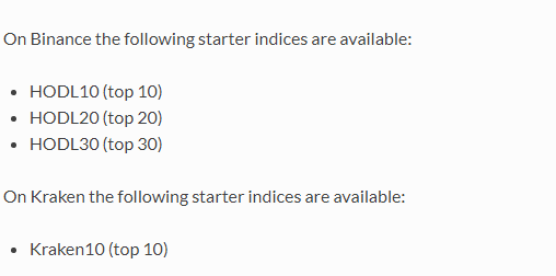 HODL indices.