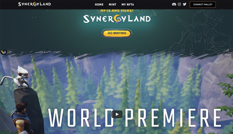 Synergy Land’s homepage