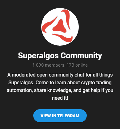 Community of traders on Telegram.